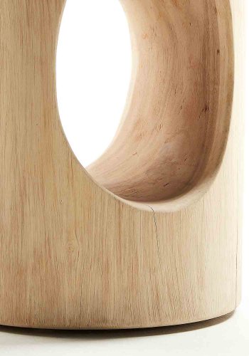 KAVE HOME rund Halker sidebord - natur mungurtr (30)
