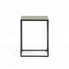 KAVE HOME rektangulrt Rewena sidebord - mrkebrun keramisk sten, keramik og metal