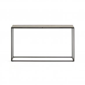 KAVE HOME rektangulr Rewena konsolbord - mrkebrun sten, keramik, metal