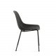 KAVE HOME Quinby spisebordsstol - grafit gr plast og metal