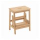 KAVE HOME rektangulr Nell fodskammel m. trin - natur birketr