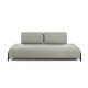 KAVE HOME Compo 3 pers. sofa - beige stof og metal 