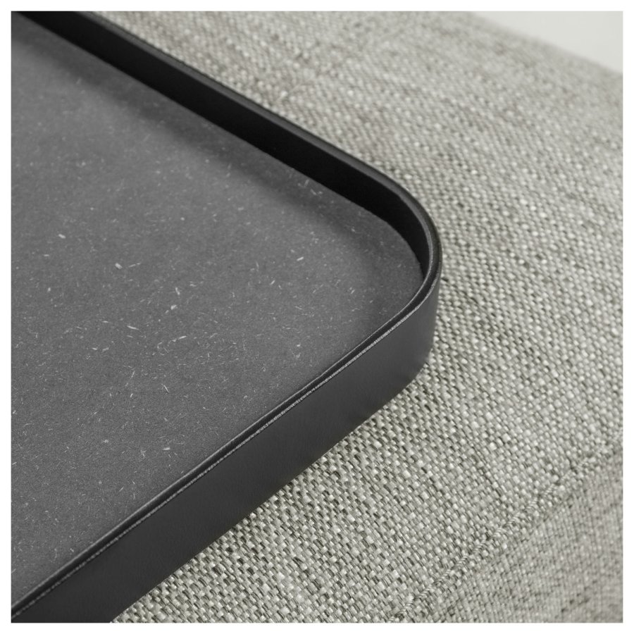 KAVE HOME Compo 3 pers. sofa m. lille bakke - beige stof og metal