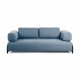 KAVE HOME Compo 3 pers. sofa - bl stof og metal 