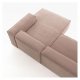 KAVE HOME Blok 3 pers. sofa m. hjre chaiselong - lyserd fljl