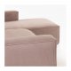 KAVE HOME Blok 3 pers. sofa m. hjre chaiselong - lyserd fljl