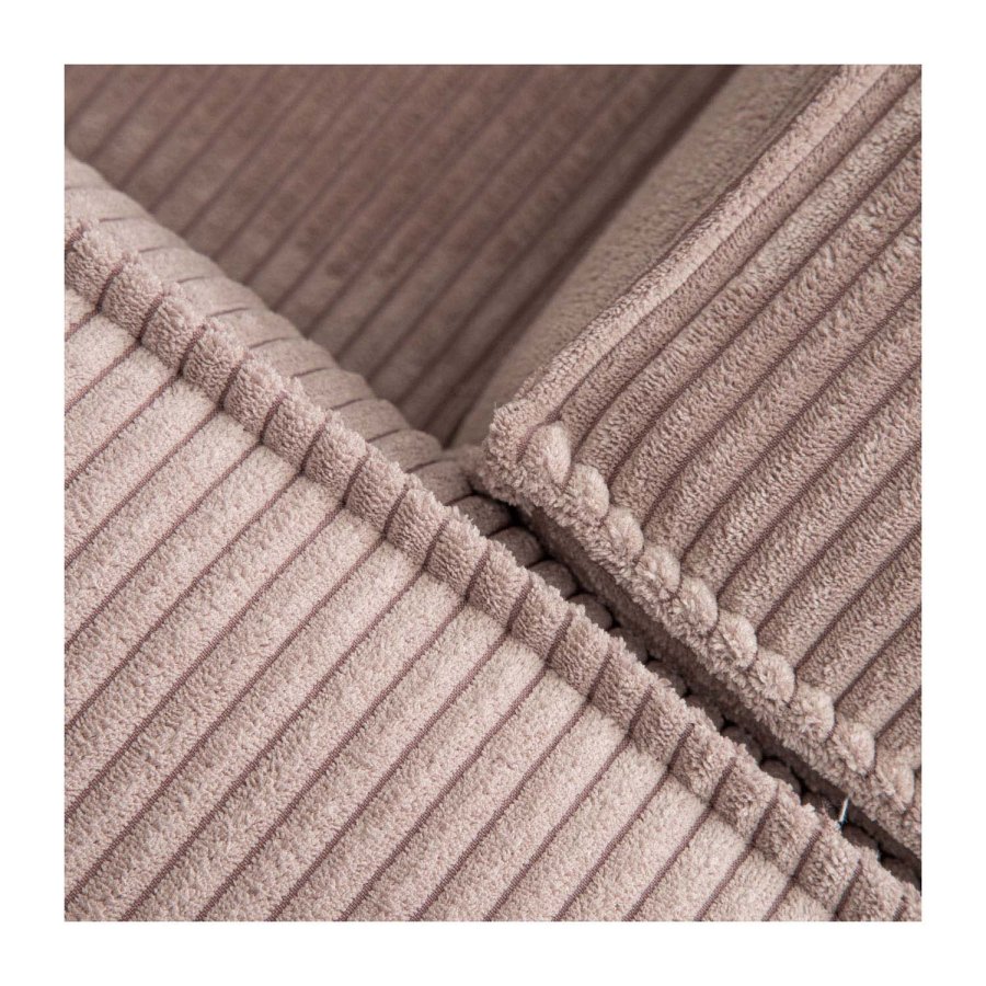 KAVE HOME Blok 3 pers. sofa m. hjre chaiselong - lyserd fljl