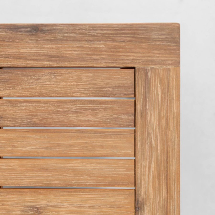 KAVE HOME Viridis loungest m. 2 havestole og 1 havebord, m. stofhynder - natur akacietr og aluminium