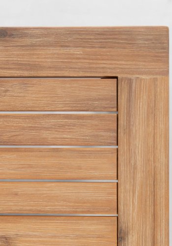 KAVE HOME Viridis loungest m. 2 havestole og 1 havebord, m. stofhynder - natur akacietr og aluminium