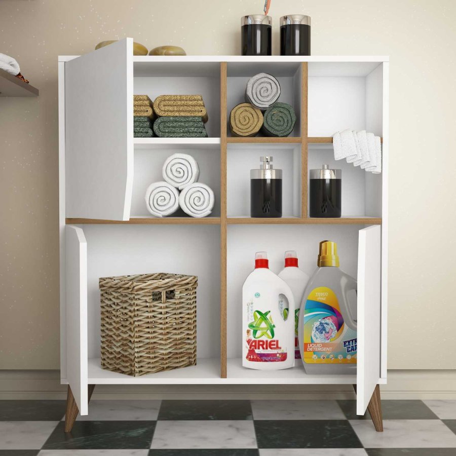 NORDVÄRK Pulse multifunktionsskab, hvidWalnut