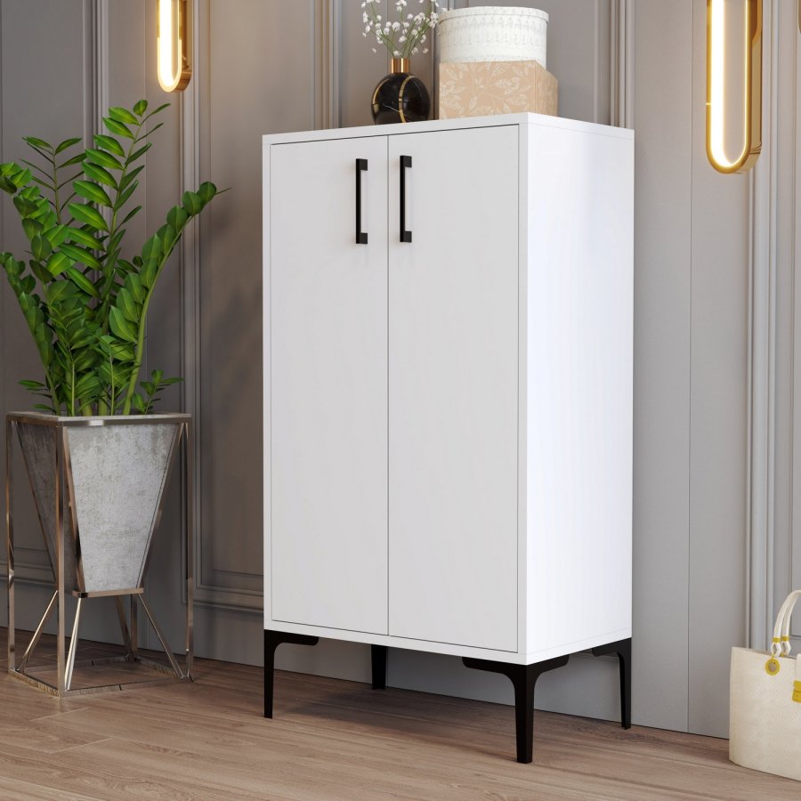 NORDVÄRK Prag skoskab, hvid