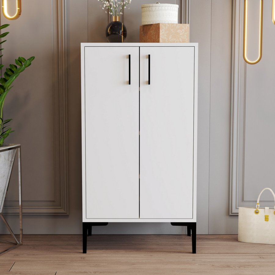 NORDVÄRK Prag skoskab, hvid