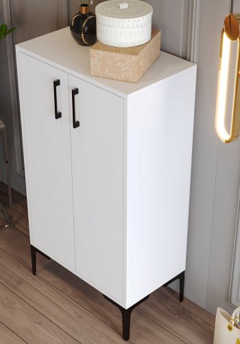 NORDVÄRK Prag skoskab, hvid