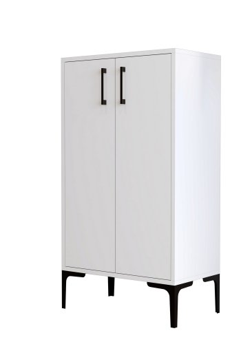 NORDVÄRK Prag skoskab, hvid