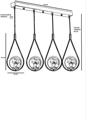 LUMI Mérida lysekrone -846STL2858