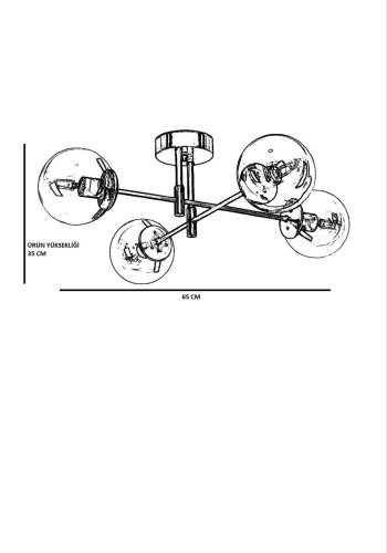 LUMI Toulon lysekrone -846STL2951