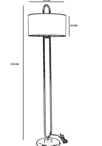 LUMI  gulvlampe -846STL2969