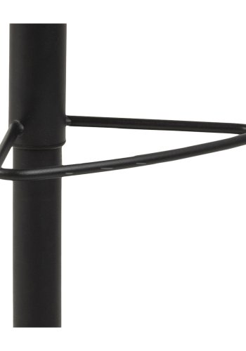 ACT NORDIC Sylvia barstol - lysebrun/sort stof/metal, m. trompetfod 