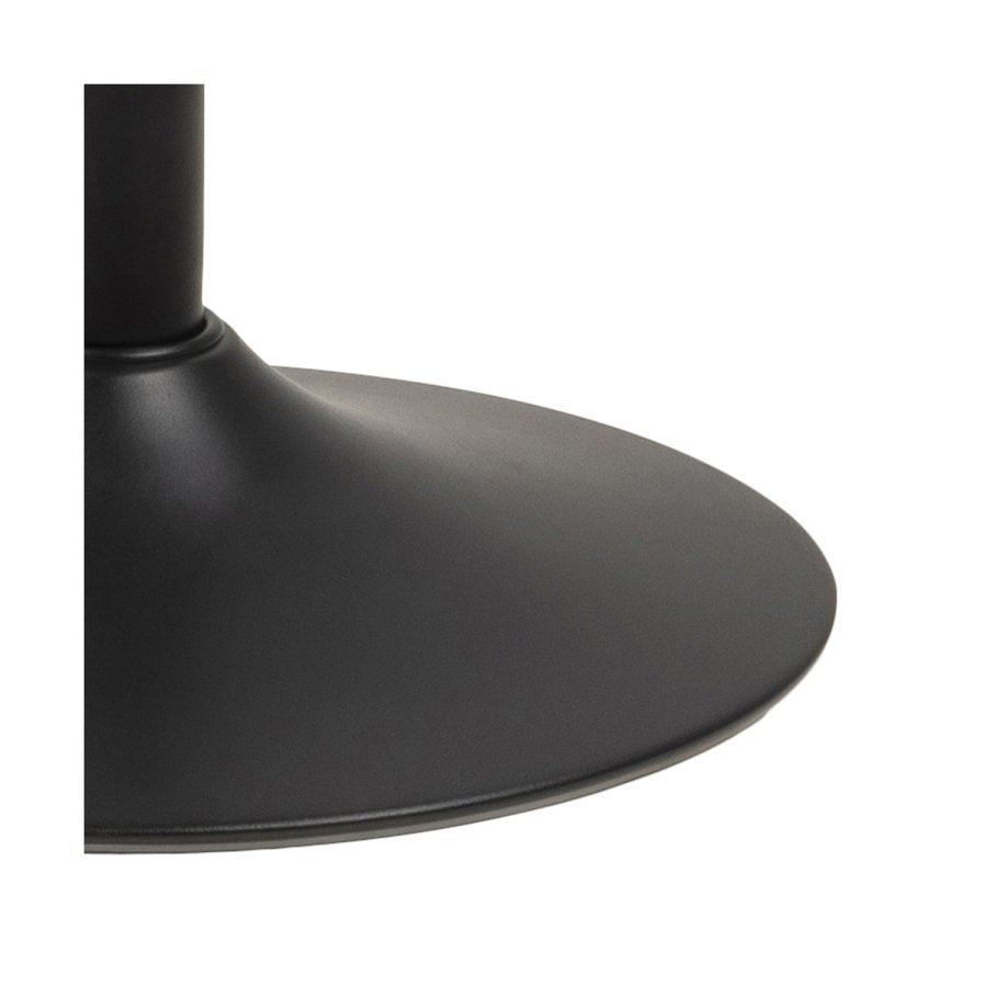 ACT NORDIC Sylvia barstol - lysebrun/sort stof/metal, m. trompetfod 