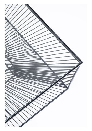 KARE DESIGN kvadratisk Dimension sofabord - glas og stl (80x80)