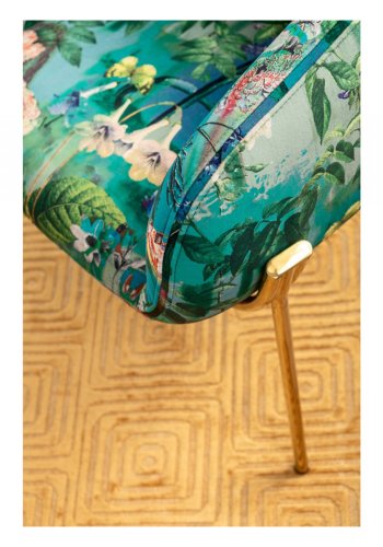 KARE DESIGN Paradise lnestol, m. armln - multifarvet polyester og stl