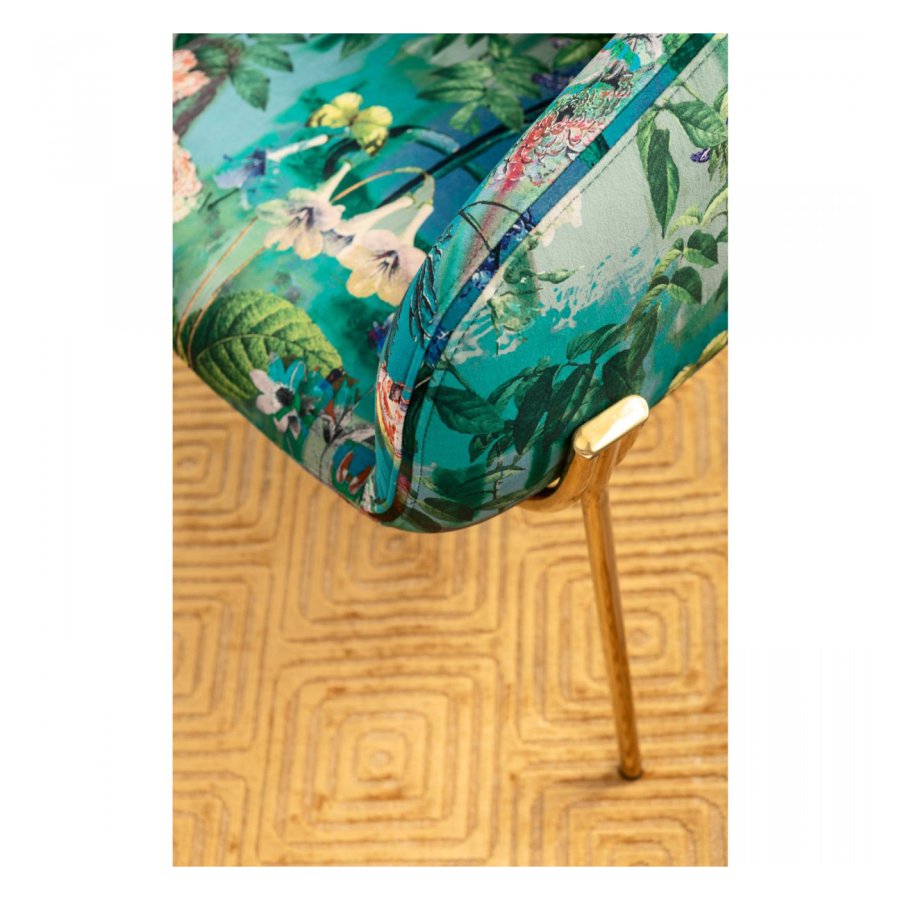 KARE DESIGN Paradise lnestol, m. armln - multifarvet polyester og stl