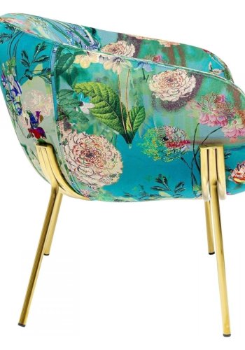 KARE DESIGN Paradise lnestol, m. armln - multifarvet polyester og stl