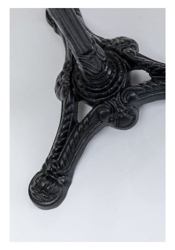 KARE DESIGN rund Kaffeehaus White cafébord - hvid marmor og sort stl (60)