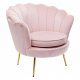 KARE DESIGN Water Lily Rosa lnestol, m. armln - rosa polyester og stl