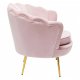 KARE DESIGN Water Lily Rosa lnestol, m. armln - rosa polyester og stl