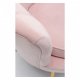 KARE DESIGN Water Lily Rosa lnestol, m. armln - rosa polyester og stl
