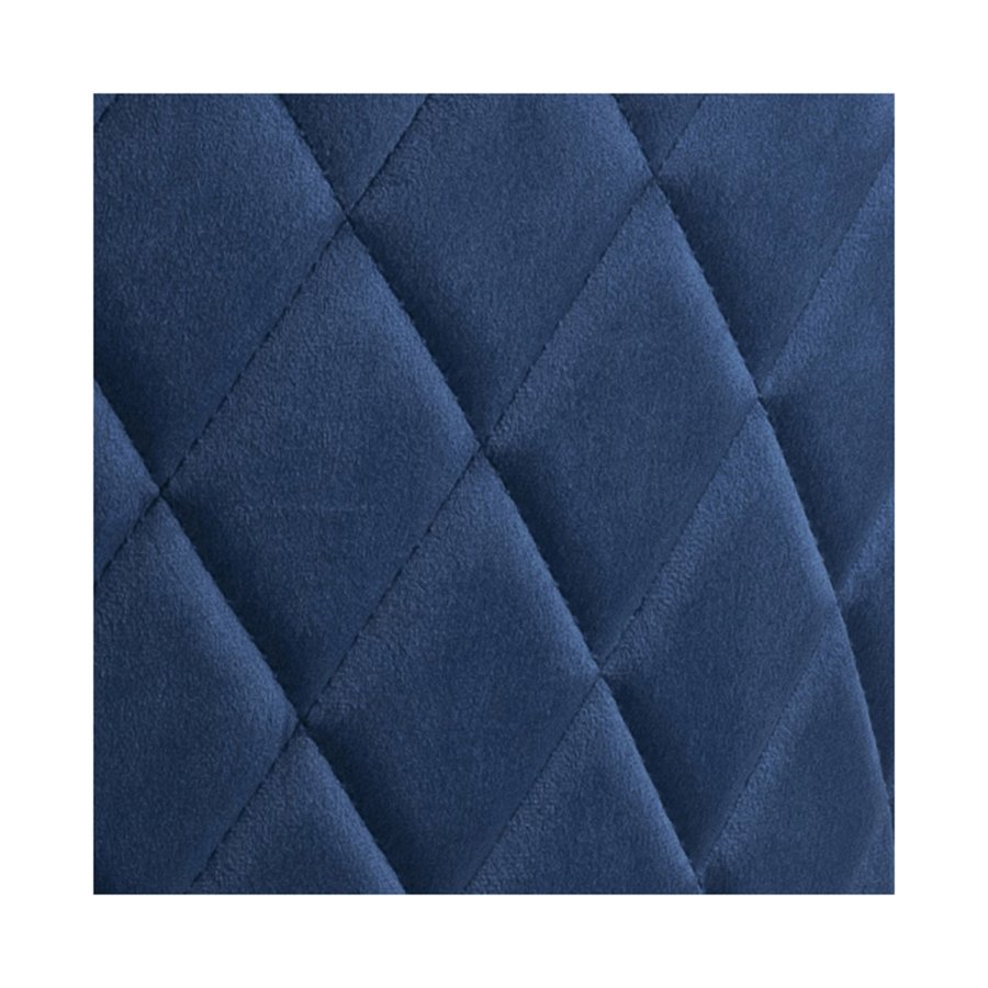 ACT NORDIC Louise spisebordsstol - mrkebl/sort stof/metal 