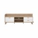 TVILUM Ikast TV-mbel med 1 lge + 2 skuffer, Jackson Hickory/Hvid, 181,9 x 51,2 x 61,6 cm