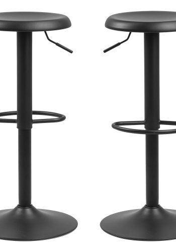 ACT NORDIC Finch barstol - sort metal, m. trompetfod