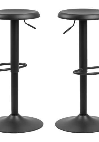 ACT NORDIC Finch barstol - sort metal, m. trompetfod