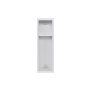 FUNZI LIVING Turra natbord, m. 1 hylde - hvid melamin (20x15)