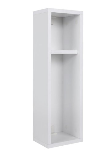 FUNZI LIVING Turra natbord, m. 1 hylde - hvid melamin (20x15)