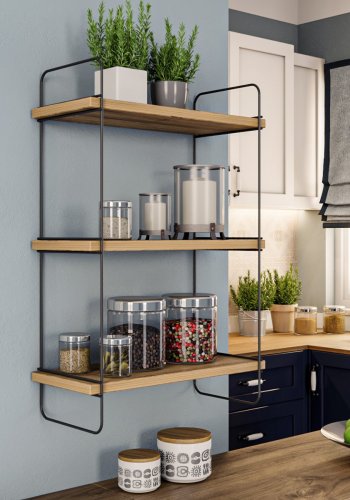 NORDVÄRK Pulalis vghylde - natur melamin og metal