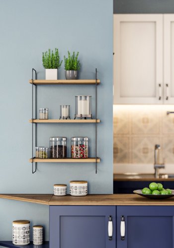 NORDVÄRK Pulalis vghylde - natur melamin og metal