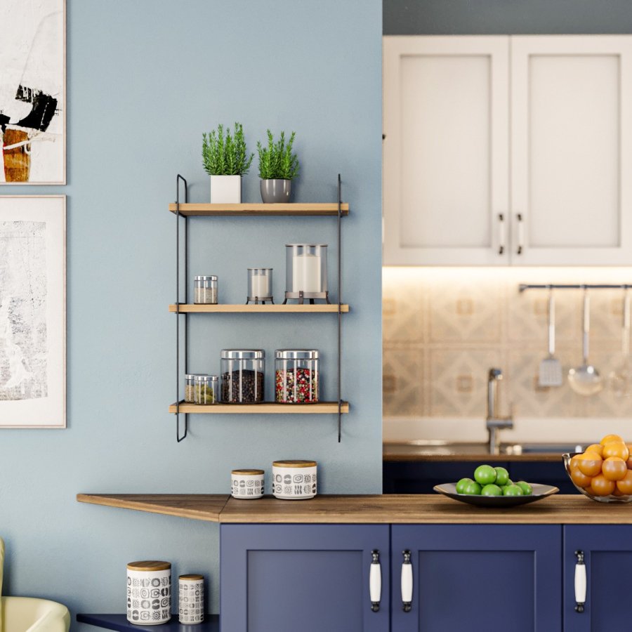 NORDVÄRK Pulalis vghylde - natur melamin og metal