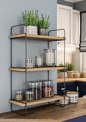 NORDVÄRK Pulalis vghylde - natur melamin og metal