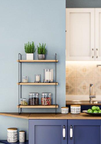 NORDVÄRK Pulalis vghylde - natur melamin og metal