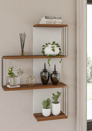 NORDVÄRK Cambel vghylde - Pine og hvid melamin