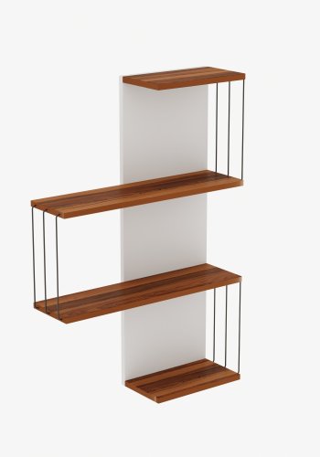 NORDVÄRK Cambel vghylde - Pine og hvid melamin