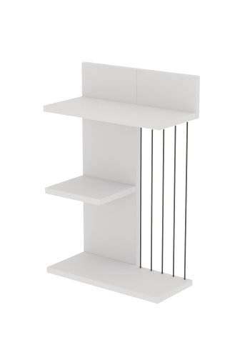 FUNZI LIVING Kinik vghylde - hvid melamin