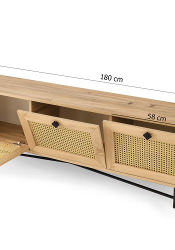 NORDVÄRK Alcazar TV stativ, egSort