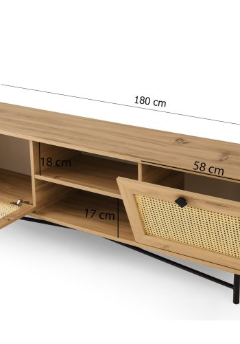 NORDVÄRK Begonya TV stativ, egSort