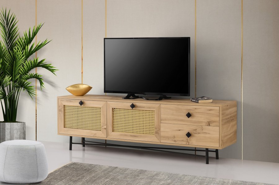 NORDVÄRK Hapsiyas TV Stand, OakSort