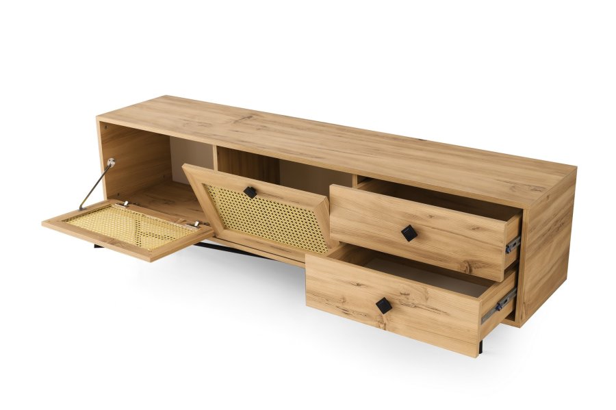 NORDVÄRK Hapsiyas TV Stand, OakSort