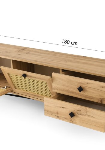 NORDVÄRK Hapsiyas TV Stand, OakSort